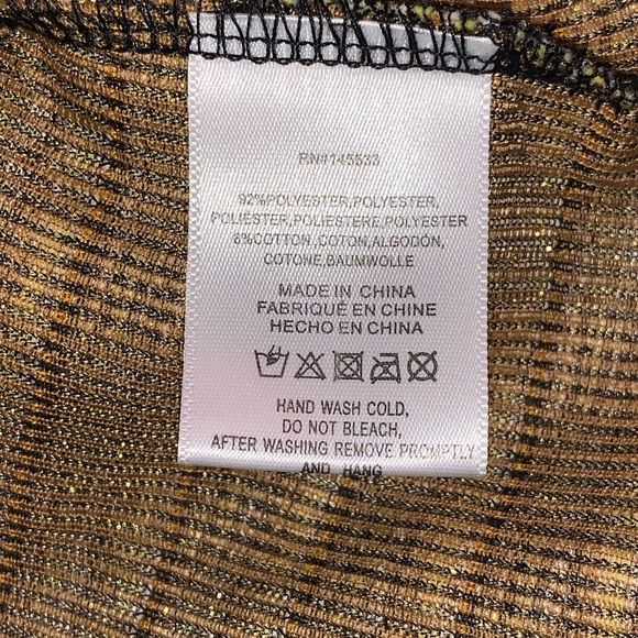 Anthropologie Yellow Black Erin Halter Top NWT - Picture 11 of 12